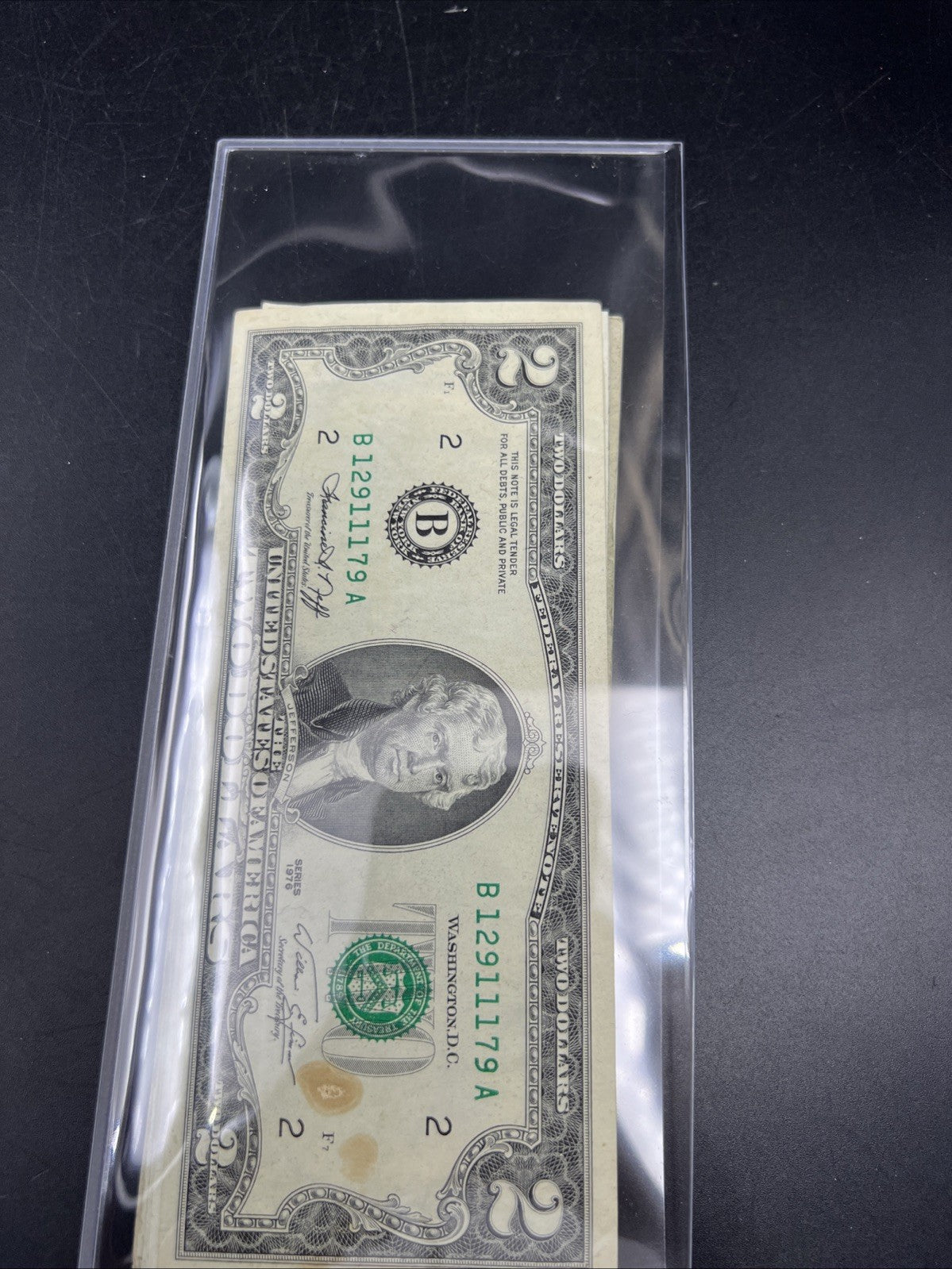 Lot of 19 1976 $2 FRN Federal Reserve Dollars Bicentennial Note Circulated #179