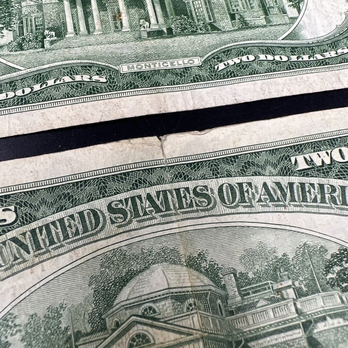 Lot of 10 1953 $2 USN Legal Tender Red Seal Notes VG circ #188