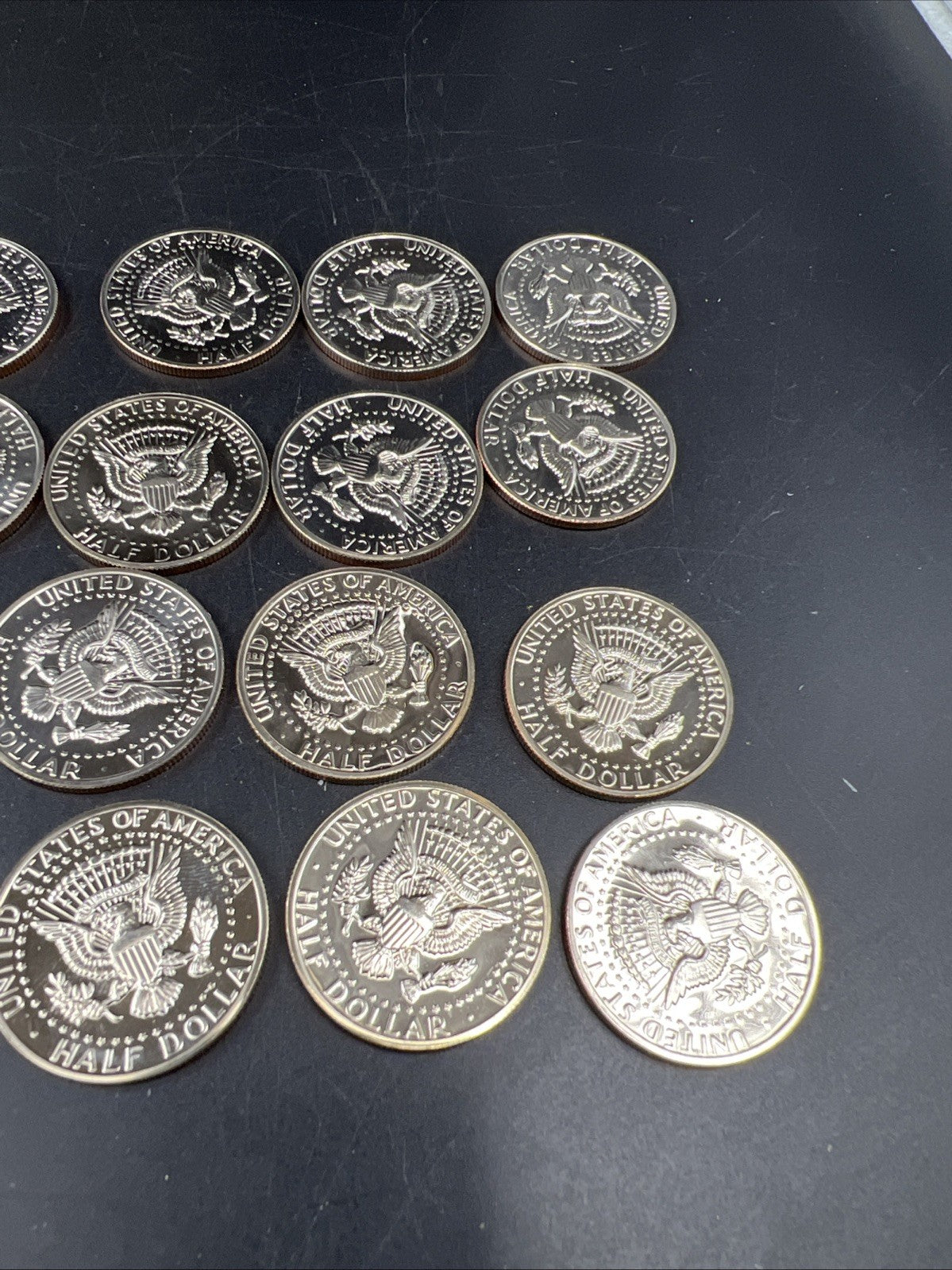 20 Coin Roll 1971 S 25c Gem Proof Cameo Kennedy Half Dollar Coins Copper Nickel