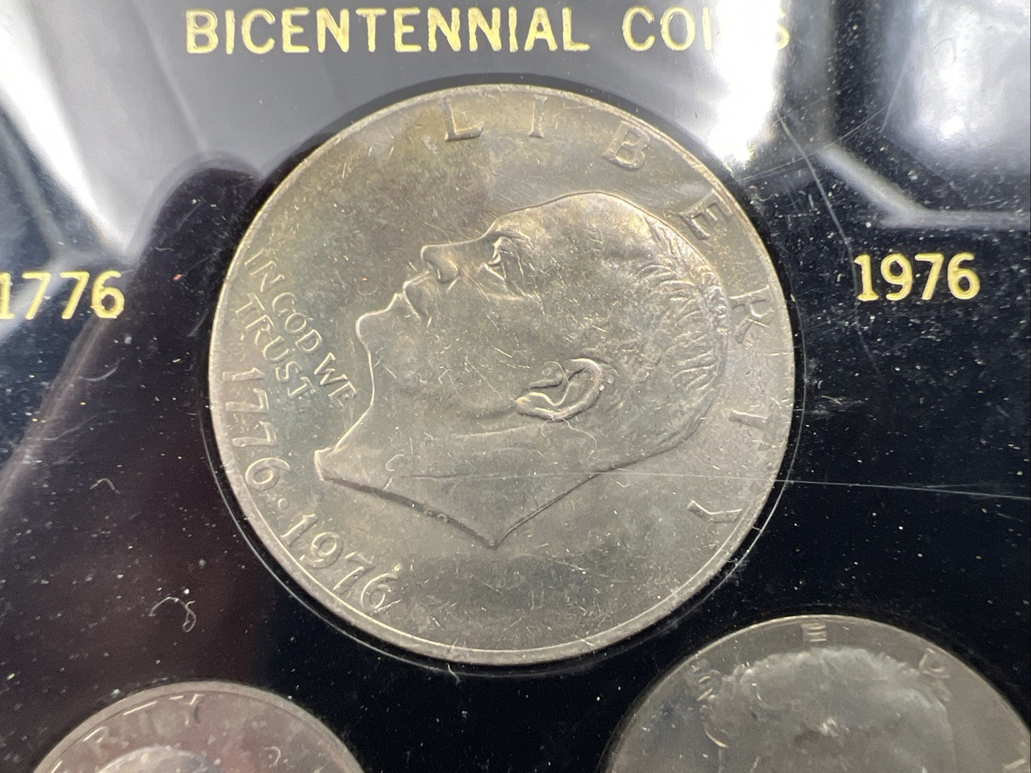 3 Coin 1976 25c 50c $1 Bicentennial Set UNC Citizens Dakalb Bank Clarkston GA