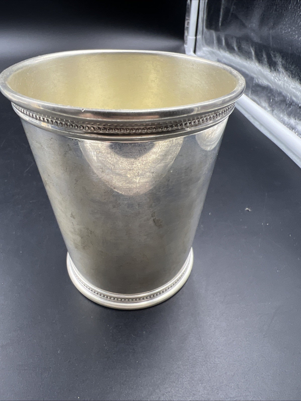 Keeneland Sterling Silver Mint Julep Trophy Cup 2001 Palisades OK To Dance SKU#A