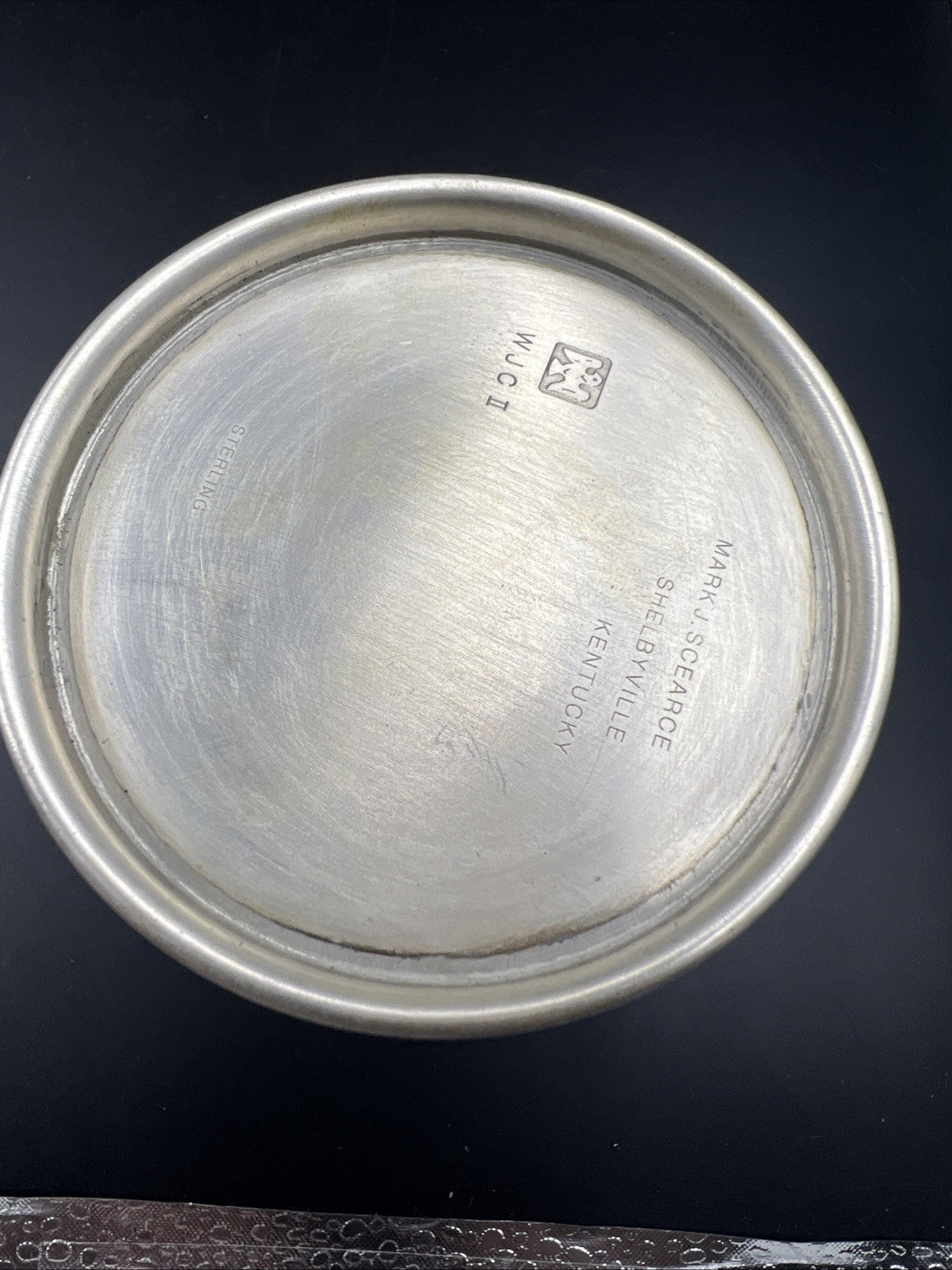 Keeneland Sterling Silver Mint Julep Trophy Cup 2001 Palisades OK To Dance SKU#A