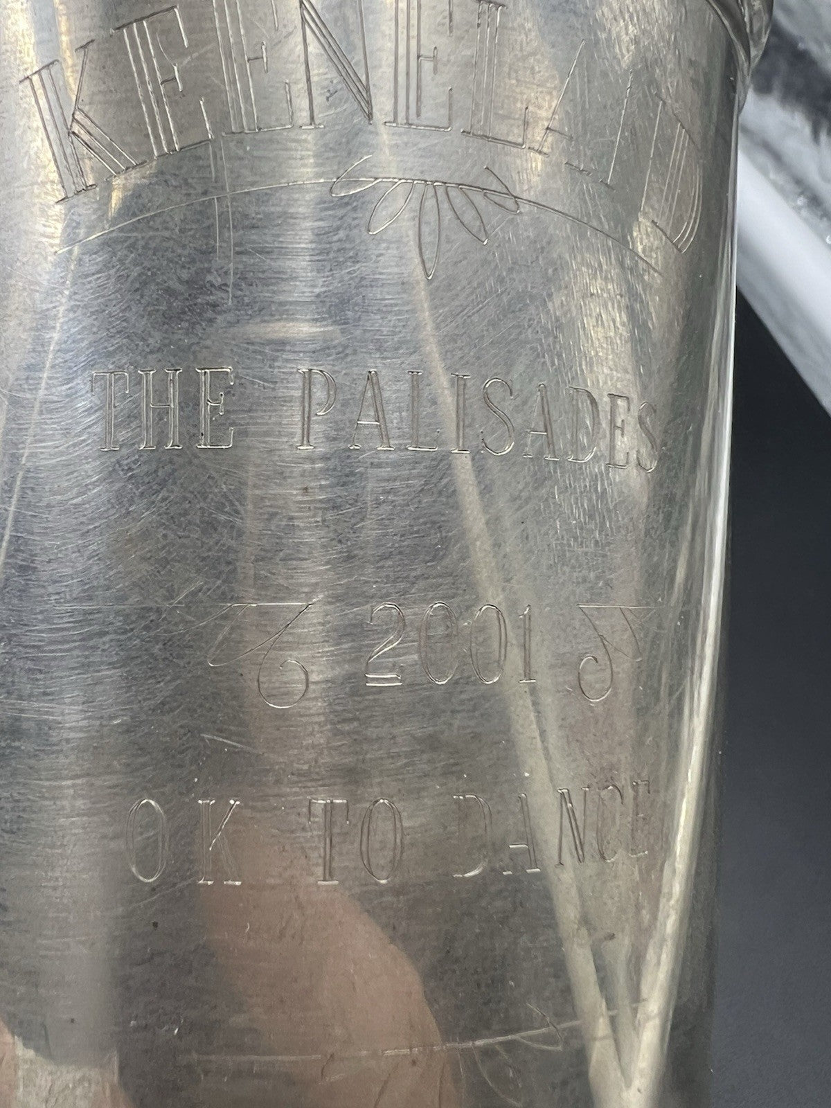 Keeneland Sterling Silver Mint Julep Trophy Cup 2001 Palisades OK To Dance SKU#B