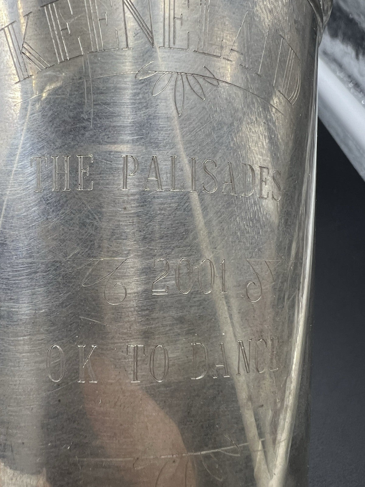 Keeneland Sterling Silver Mint Julep Trophy Cup 2001 Palisades OK To Dance SKU#B