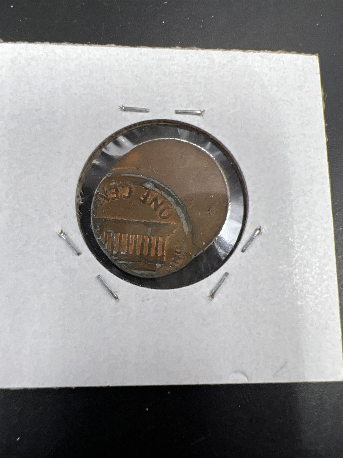 2 Coin Error Set Off Center & Blank Planchet Lincoln Memorial Cents