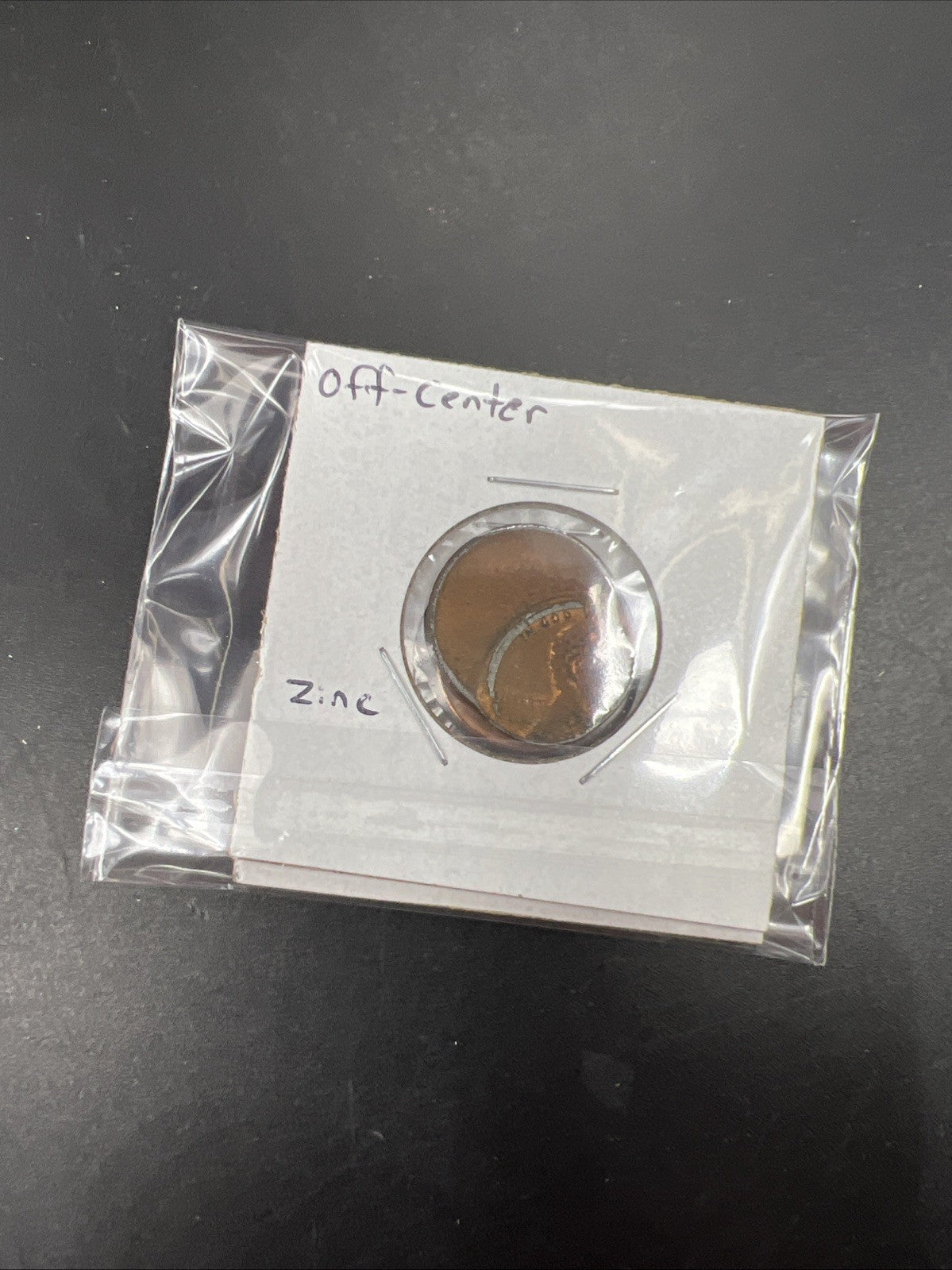 2 Coin Error Set Off Center & Blank Planchet Lincoln Memorial Cents