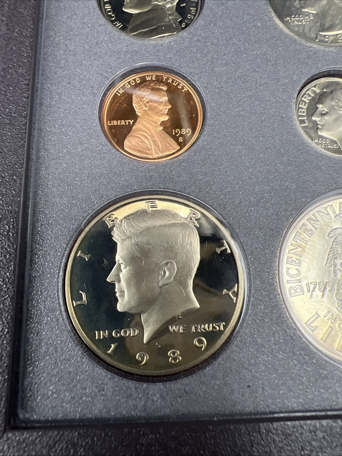 1989 S US Mint Prestige Proof Set OGP used Box & COA