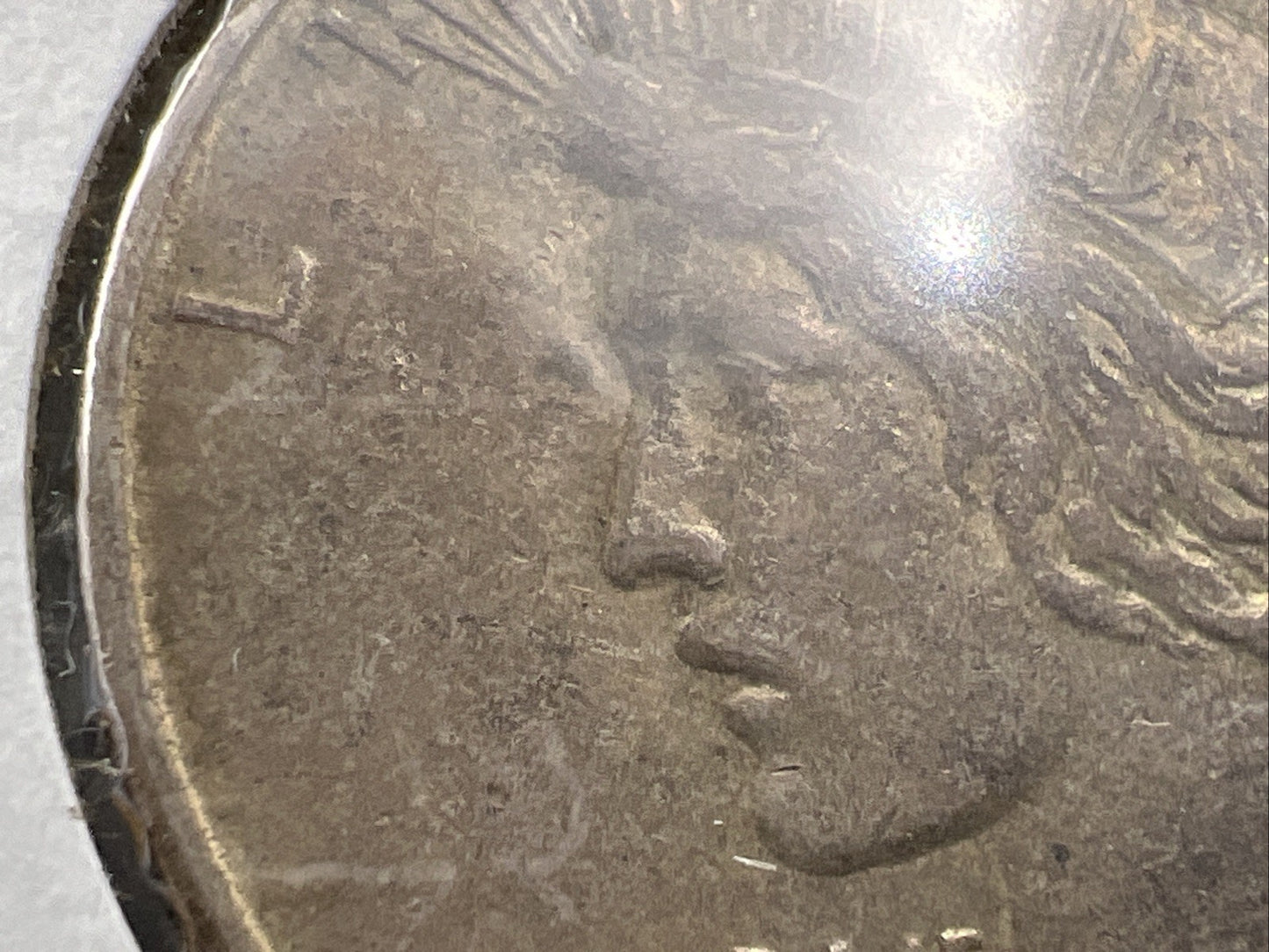 1934 D $1 Peace Silver Dollar Coin Vam 3 Variety Double Die Obverse XF EF Top 50