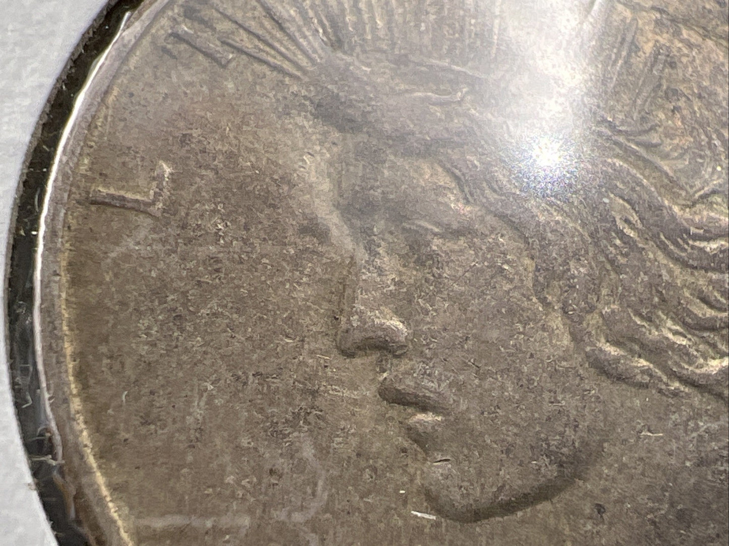 1934 D $1 Peace Silver Dollar Coin Vam 3 Variety Double Die Obverse XF EF Top 50