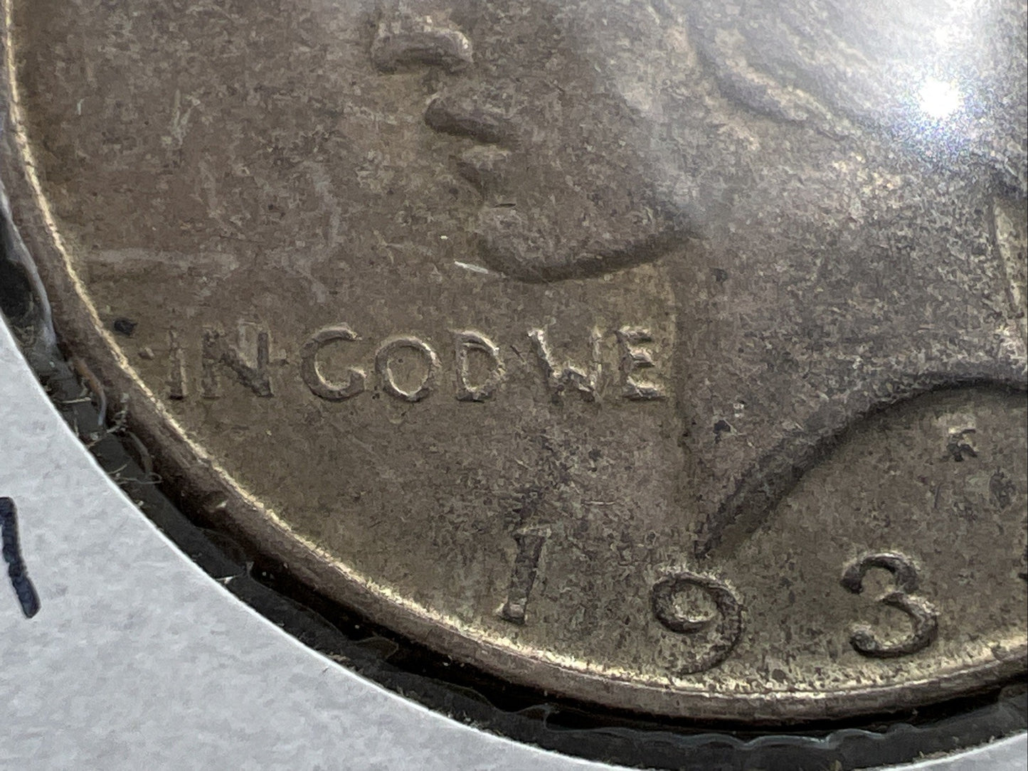1934 D $1 Peace Silver Dollar Coin Vam 3 Variety Double Die Obverse XF EF Top 50