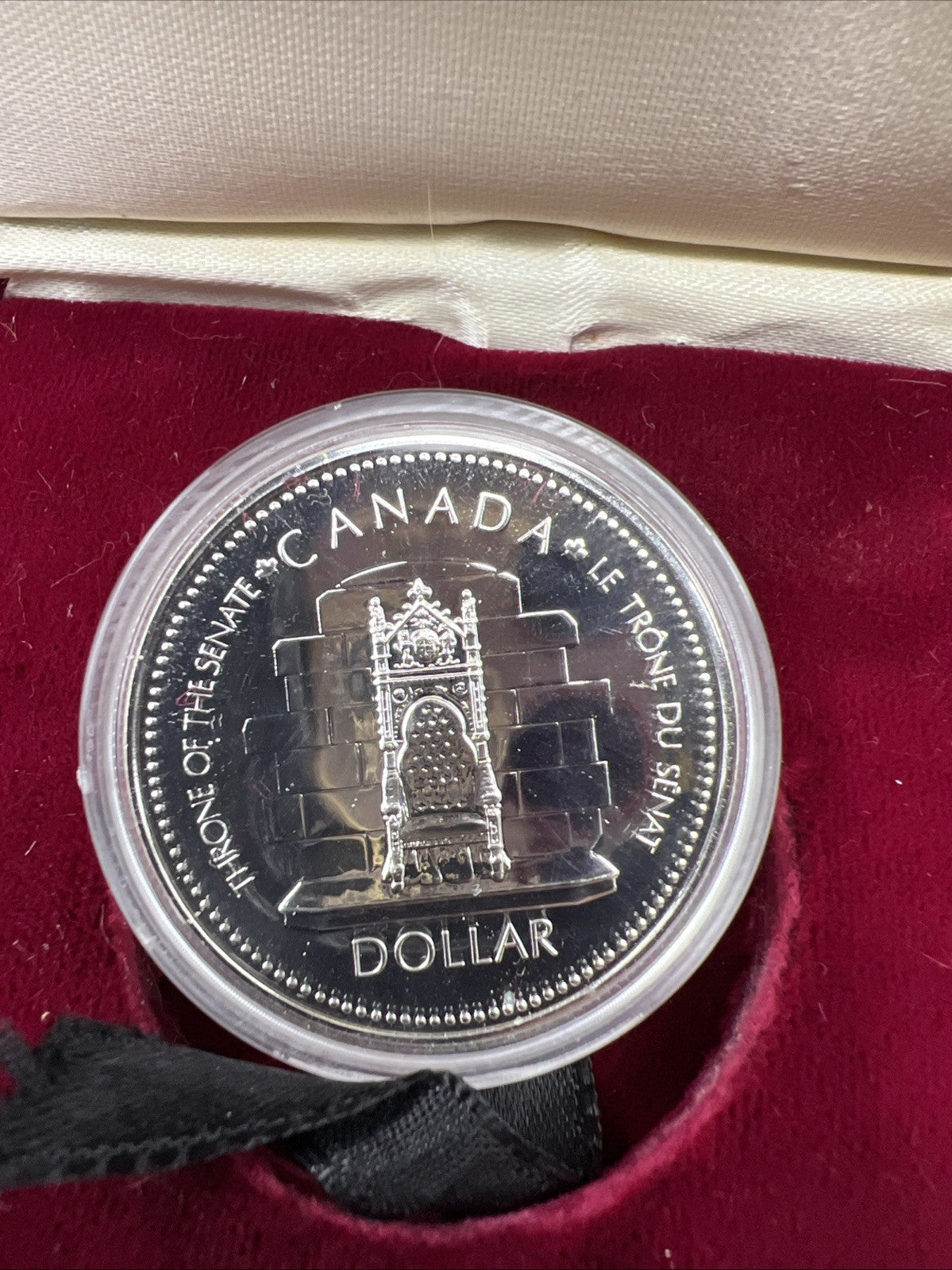 1977 Canada Silver Jubilee Queen Elizibeth Gem Specimen Uncirculated Coin w/ Box