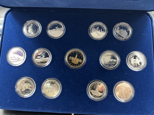 Canada Proof 1992 125th Confederation Anniversary Silver Quarters Dollar Set #4D