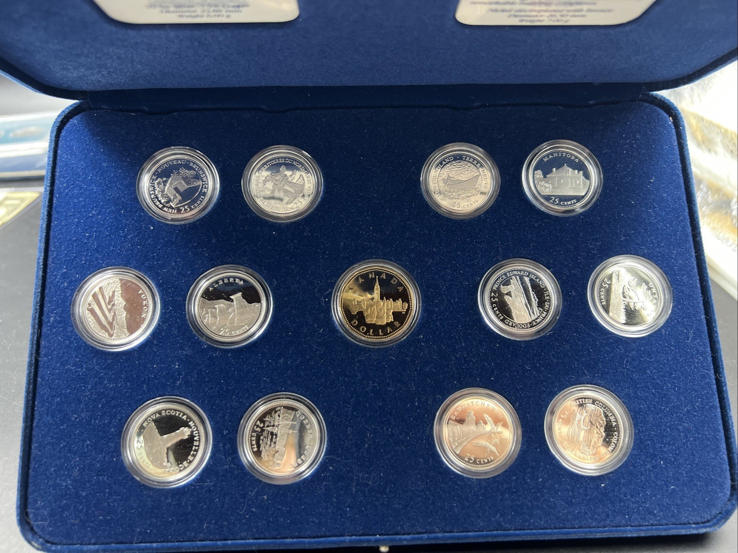 Canada Proof 1992 125th Confederation Anniversary Silver Quarters Dollar Set #3c