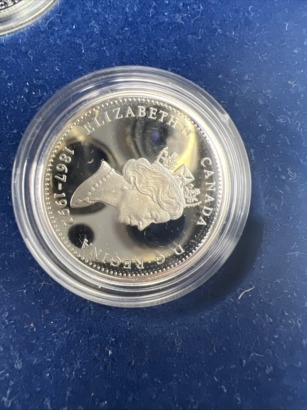 Canada Proof 1992 125th Confederation Anniversary Silver Quarters Dollar Set #3c