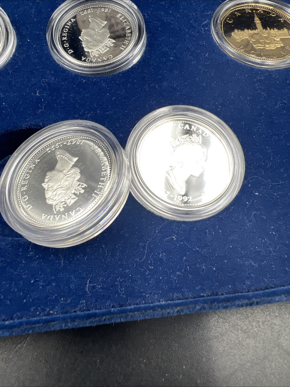Canada Proof 1992 125th Confederation Anniversary Silver Quarters Dollar Set #3c