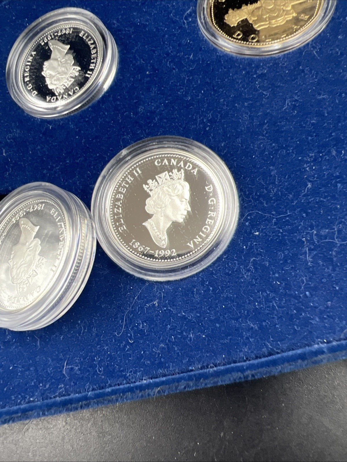 Canada Proof 1992 125th Confederation Anniversary Silver Quarters Dollar Set #3c