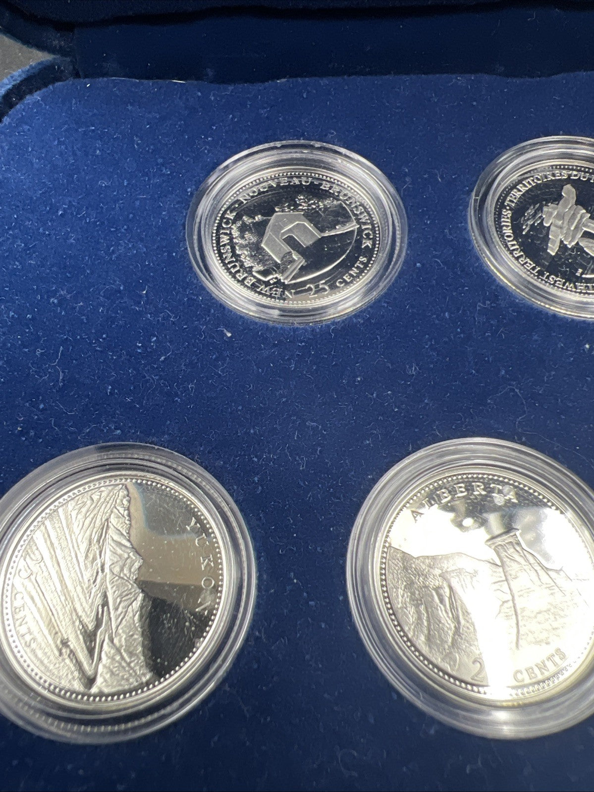 Canada Proof 1992 125th Confederation Anniversary Silver Quarters Dollar Set #3c