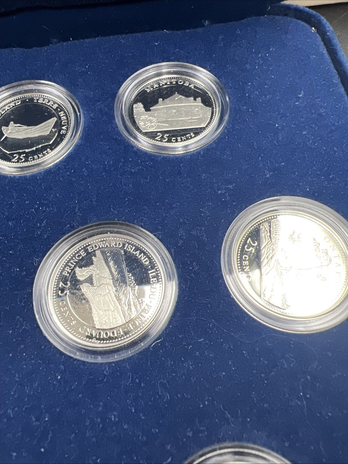 Canada Proof 1992 125th Confederation Anniversary Silver Quarters Dollar Set #3c