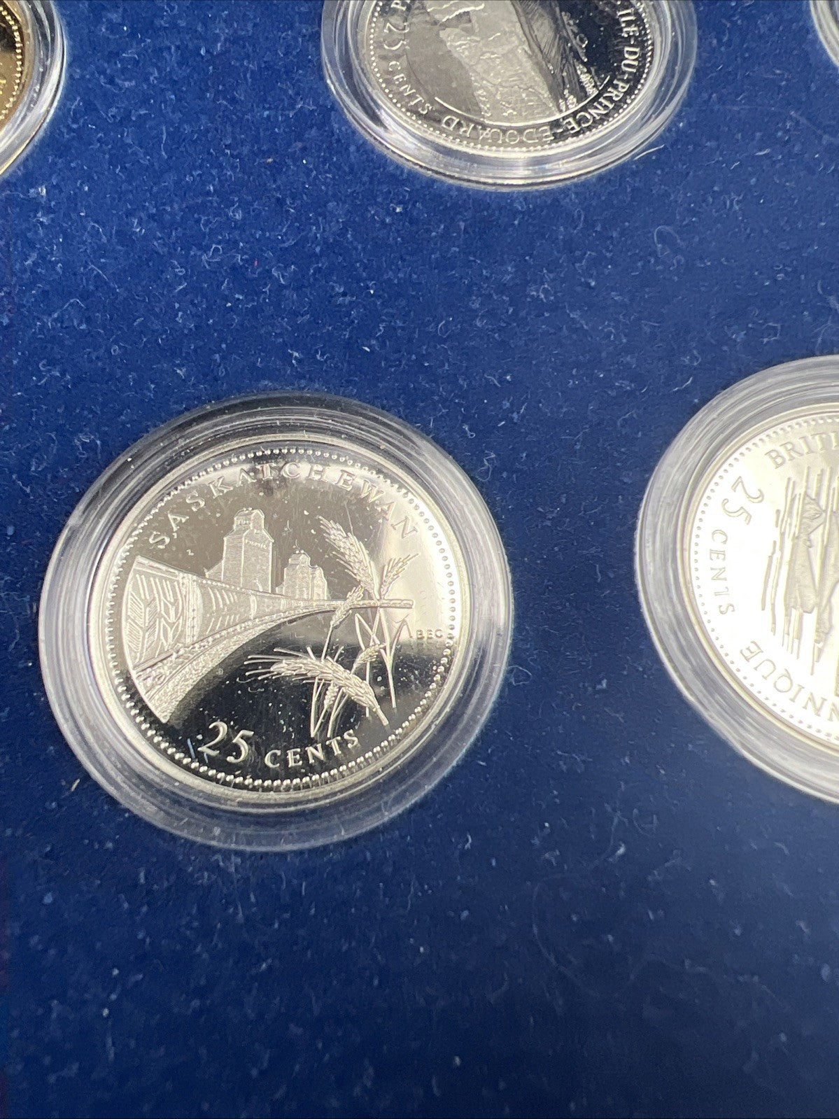 Canada Proof 1992 125th Confederation Anniversary Silver Quarters Dollar Set #3c