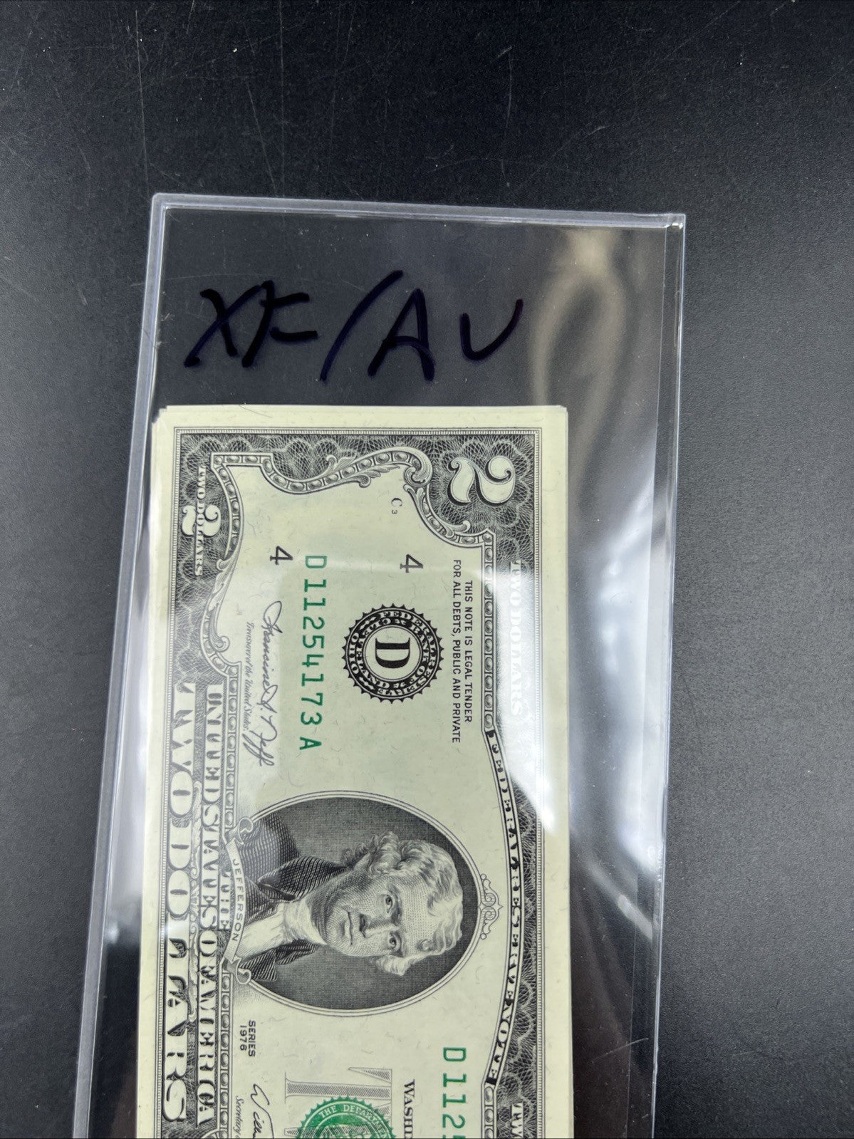 Lot of 10 1976 $2 FRN Federal Reserve Dollars Bicentennial Note XF / AU #173