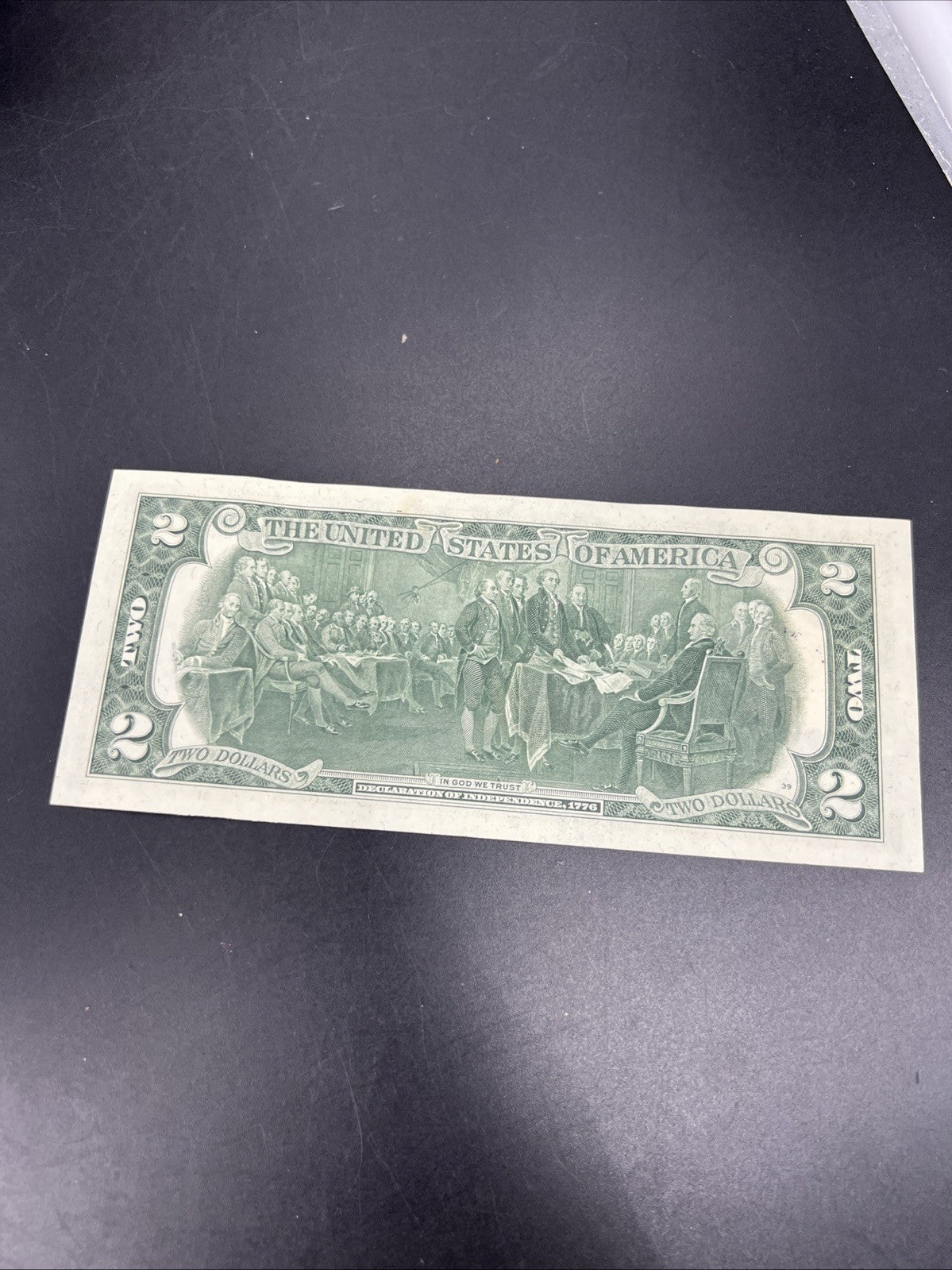 1976 $2 Postal Two Dollar Bicentennial Federal Reserve Note Delaware OH UNC #81