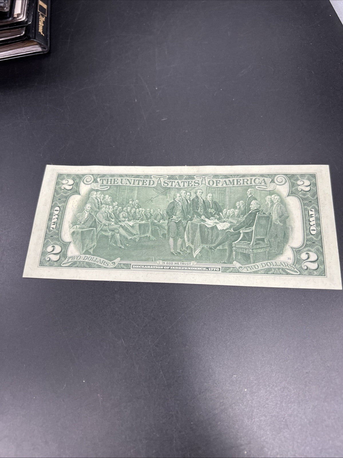 1976 $2 Milwaukee WI Hampton Station Bicentennial Postal FRN Note Unc #31