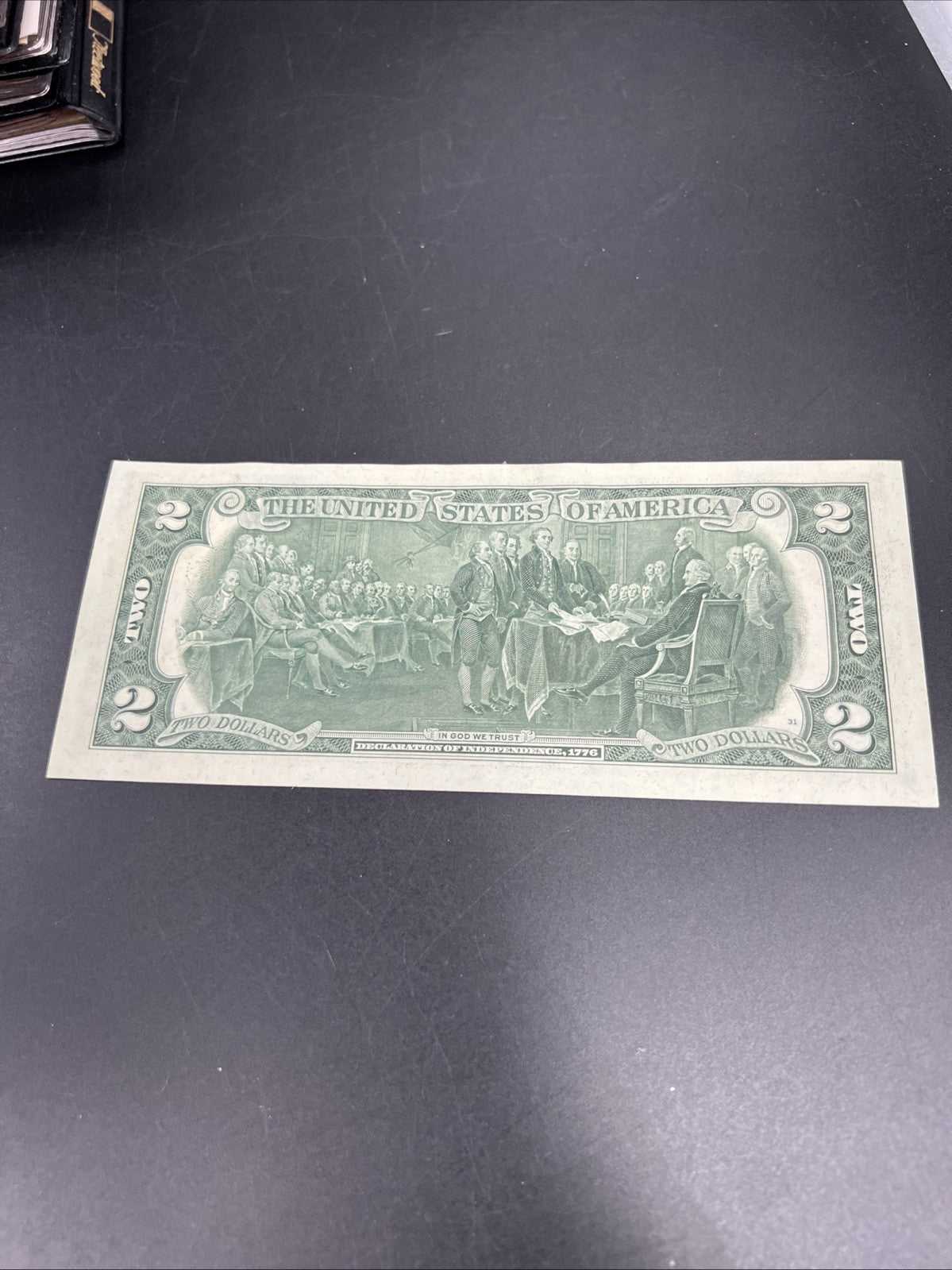 1976 $2 Milwaukee WI Hampton Station Bicentennial Postal FRN Note Unc #31