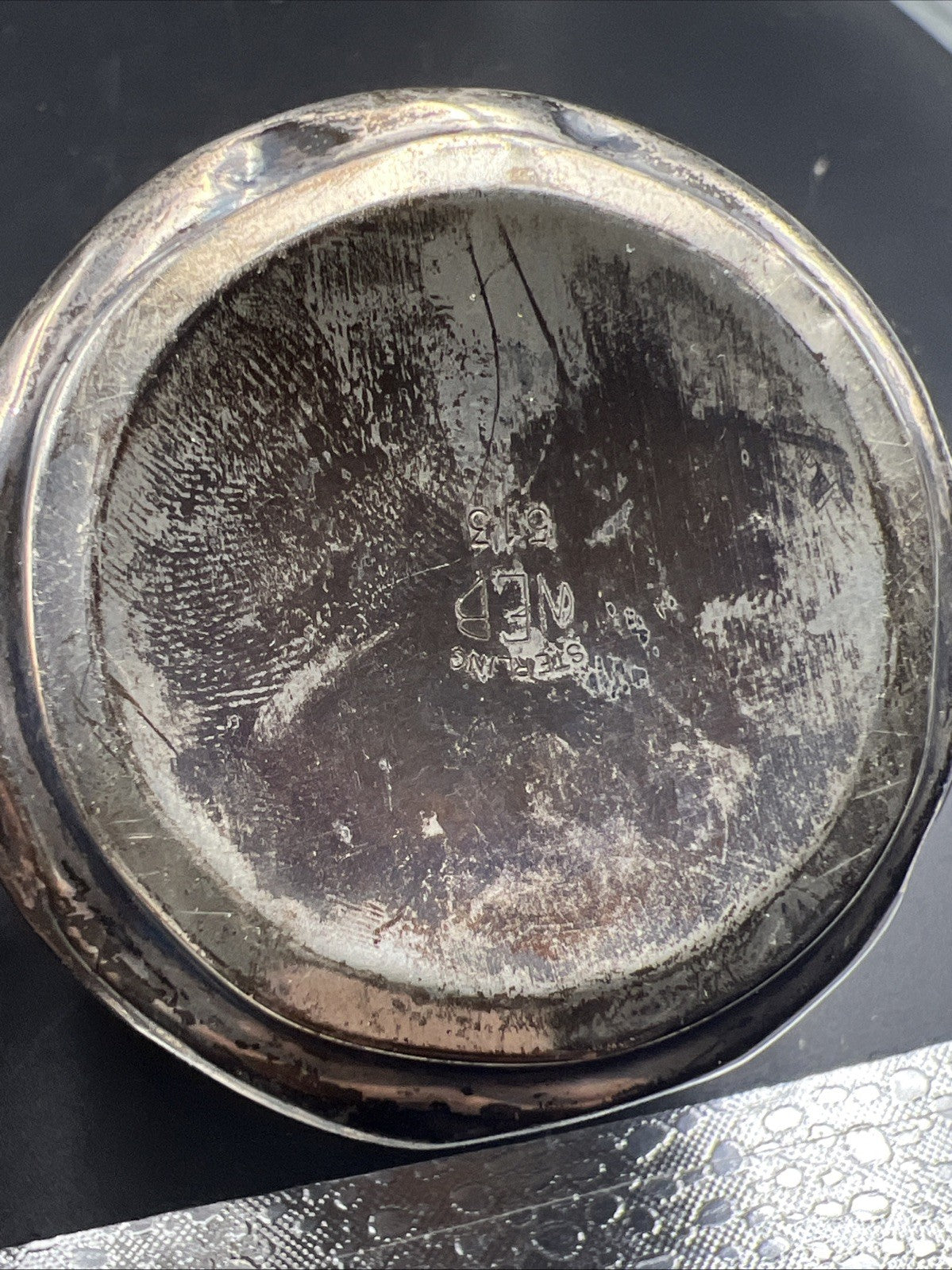 Douglas Moore Hurt From Officers Of Patrol Squadron Four Antique Sterling Cup