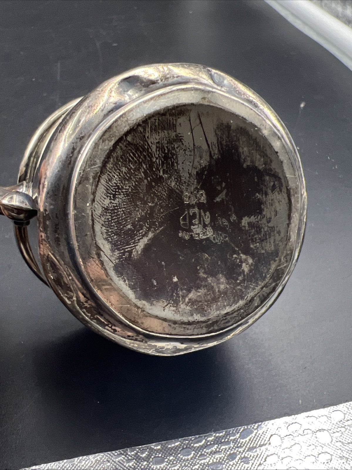 Douglas Moore Hurt From Officers Of Patrol Squadron Four Antique Sterling Cup