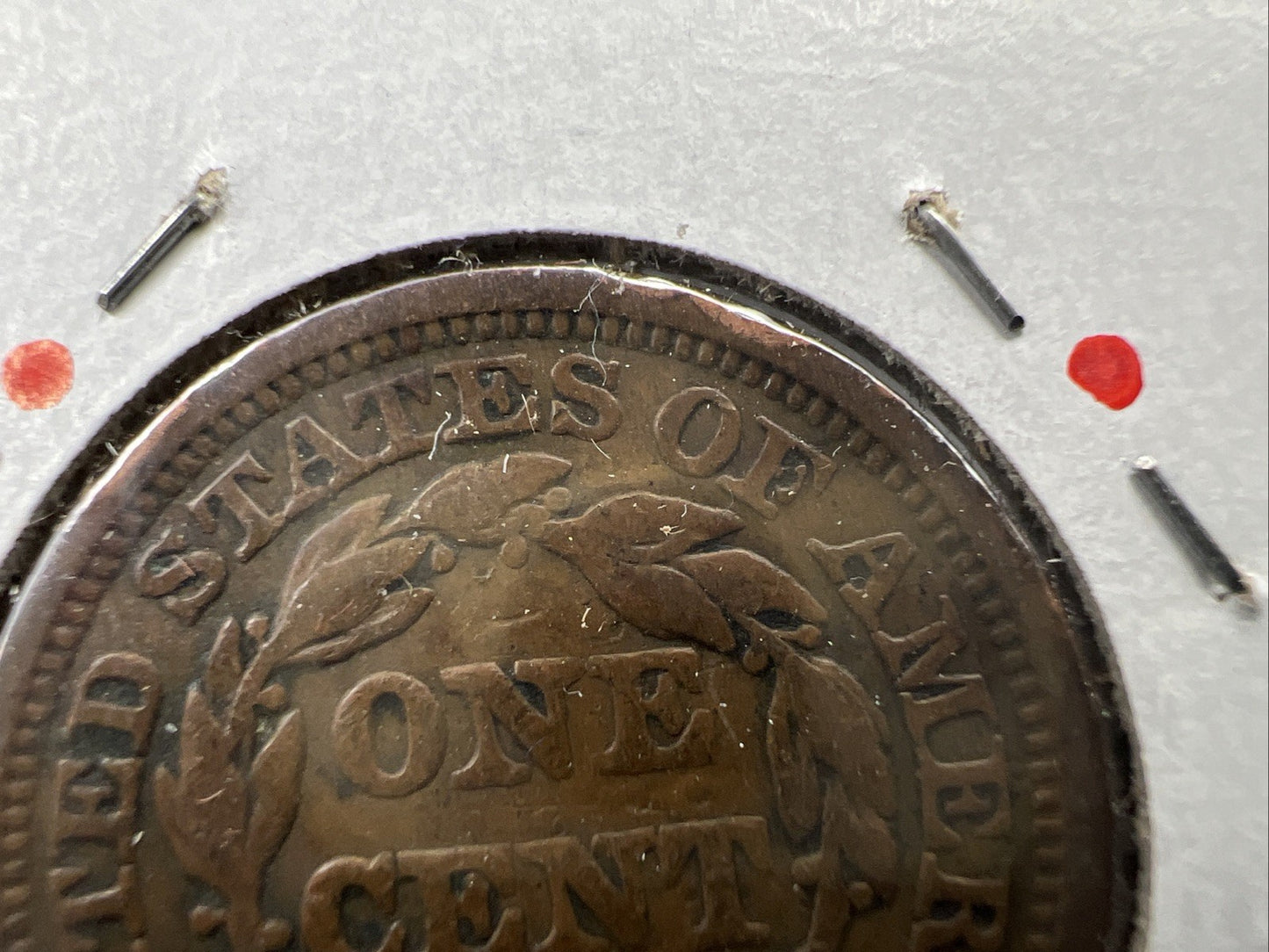 1846 1c Braided Hair Liberty Large Cent Coin Fine Circulated