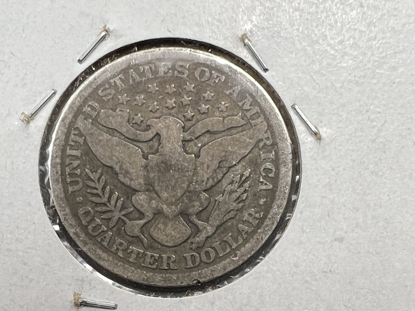 1895 P 25c Barber Silver Quarter Coin Very Circulated SKU#A