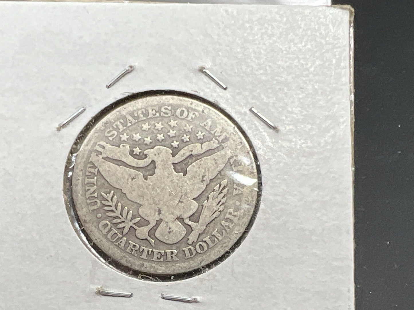 1898 P 25c Barber Silver Quarter Coin CH AG / Good Circulated SKU#B