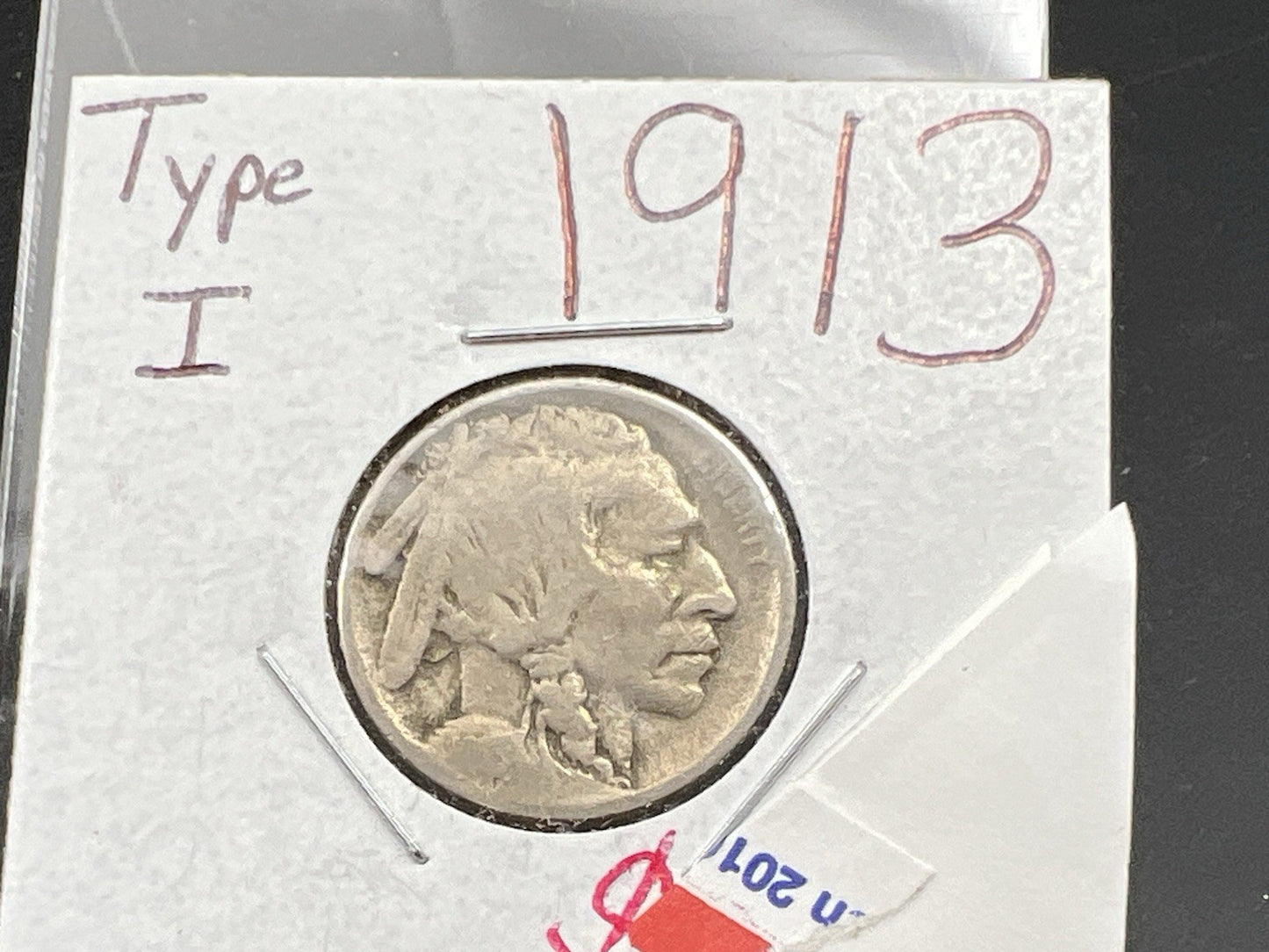 1913 P 5c Buffalo Indian Head Nickel Coin AG About Good Circ Type 1 SKU#A