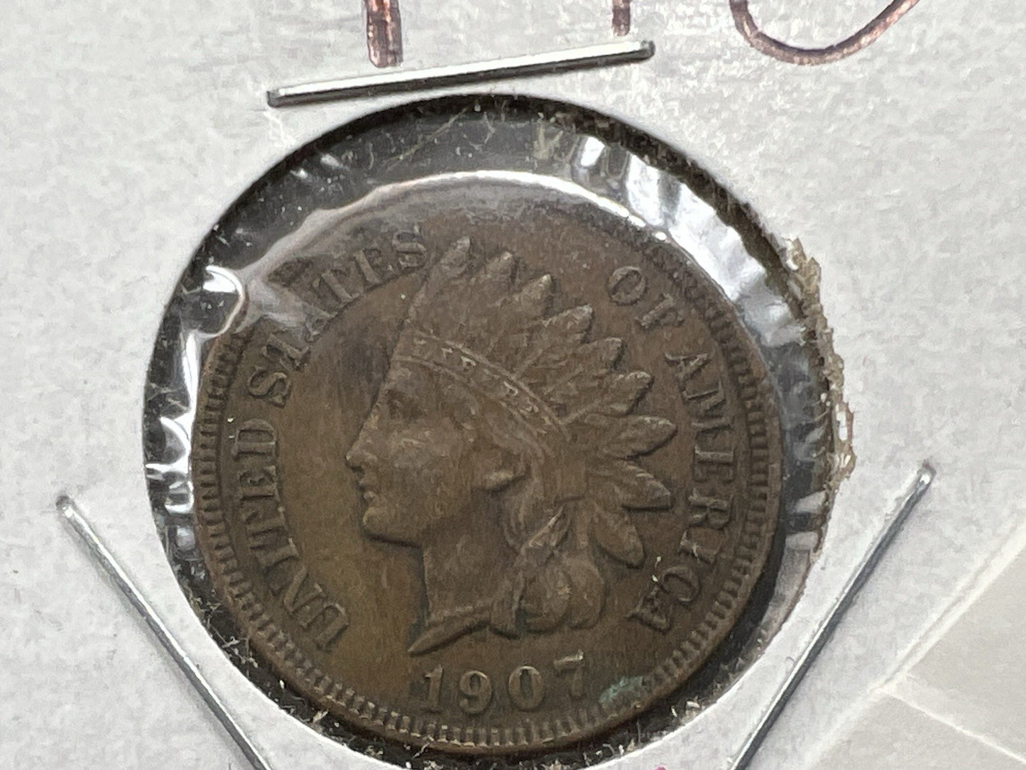 1907 1c Indian Cent Penny VF Very Fine Circulated SKU#A