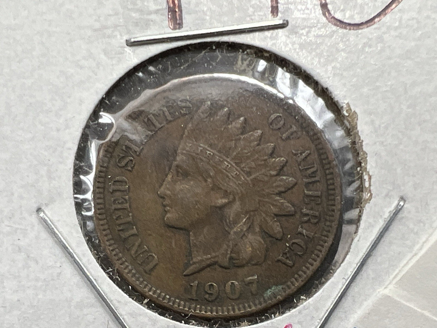 1907 1c Indian Cent Penny VF Very Fine Circulated SKU#A