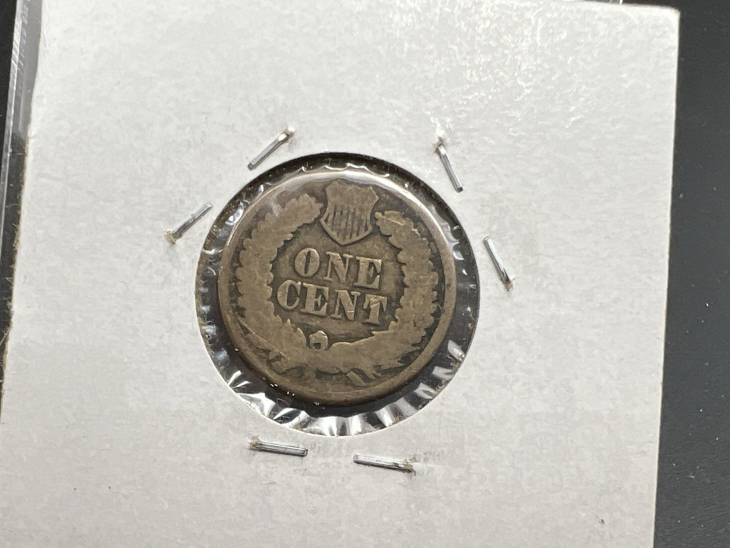 1863 1c Indian Cent Penny Copper Nickel Good Circulated SKU#A