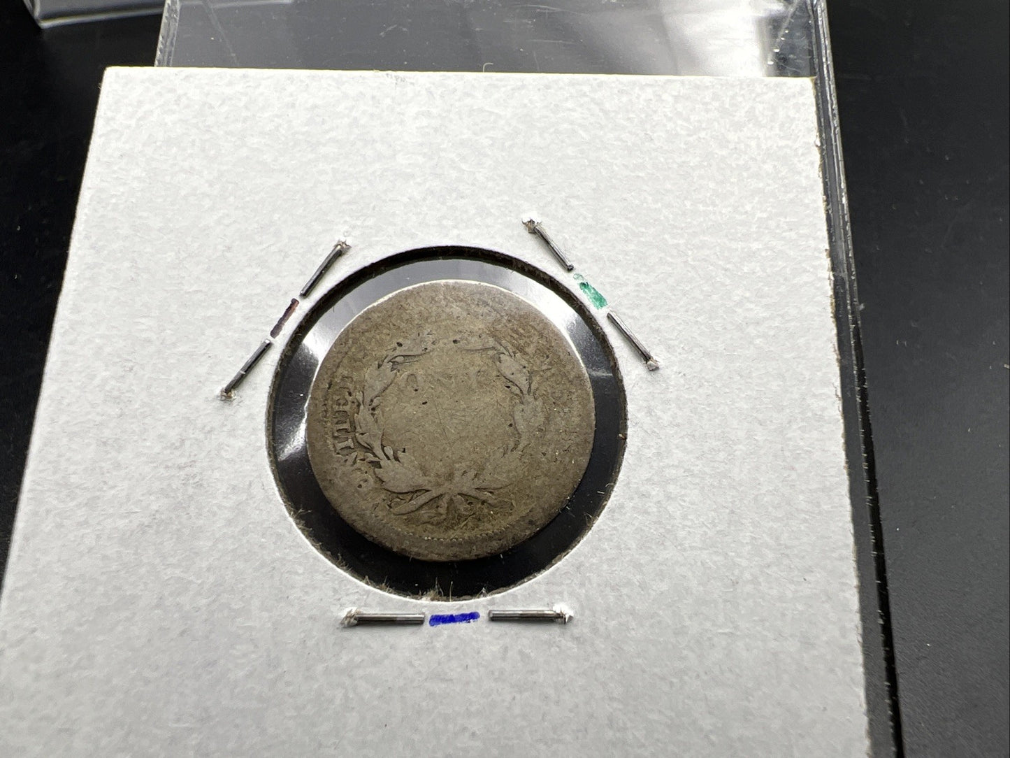 1842 10c Seated Liberty Dime Coin Very Circulated Fair / AG Full Date