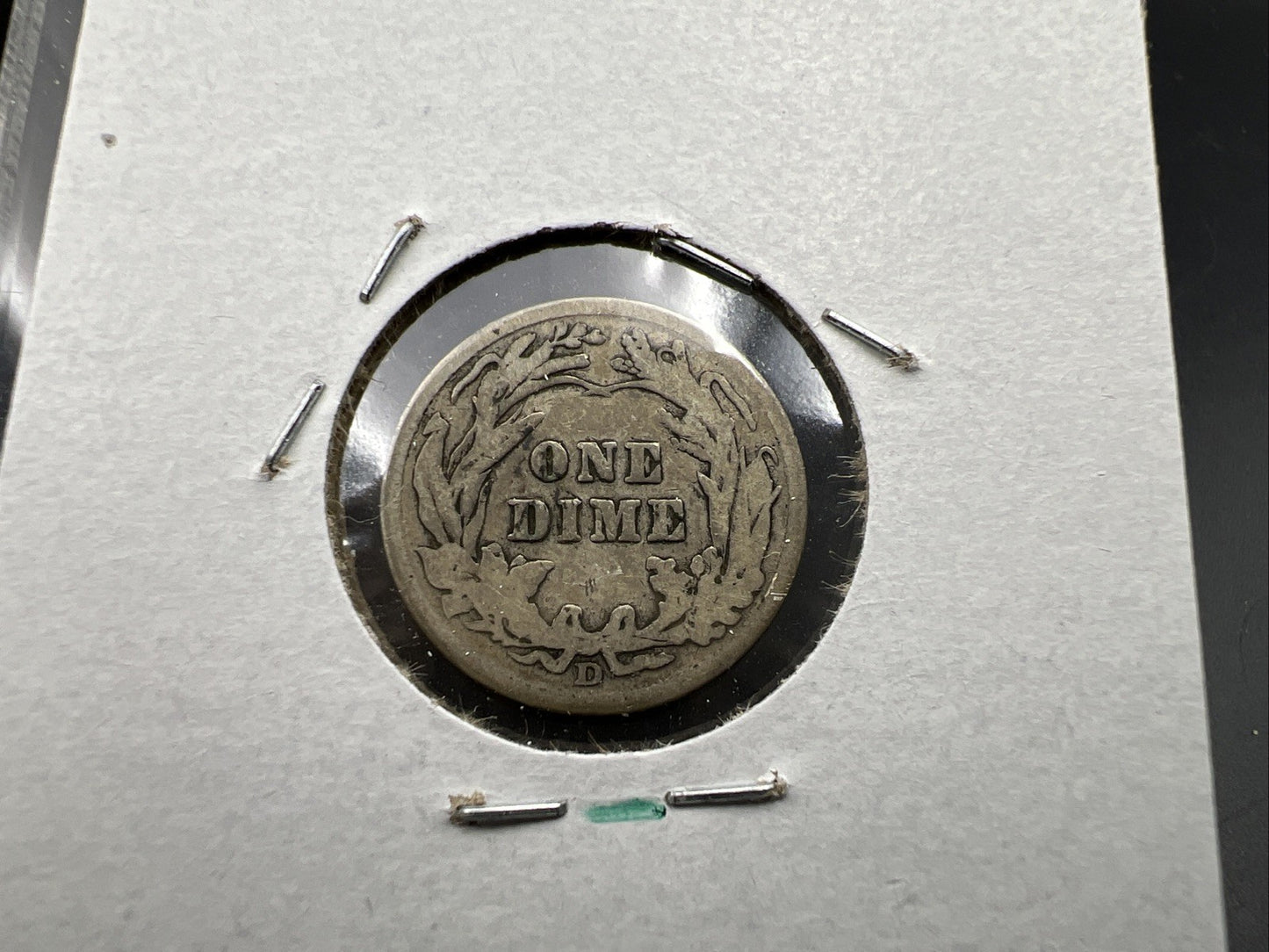 1910 D Barber 90% Silver Dime Coin Good / VG Circ SKU#A