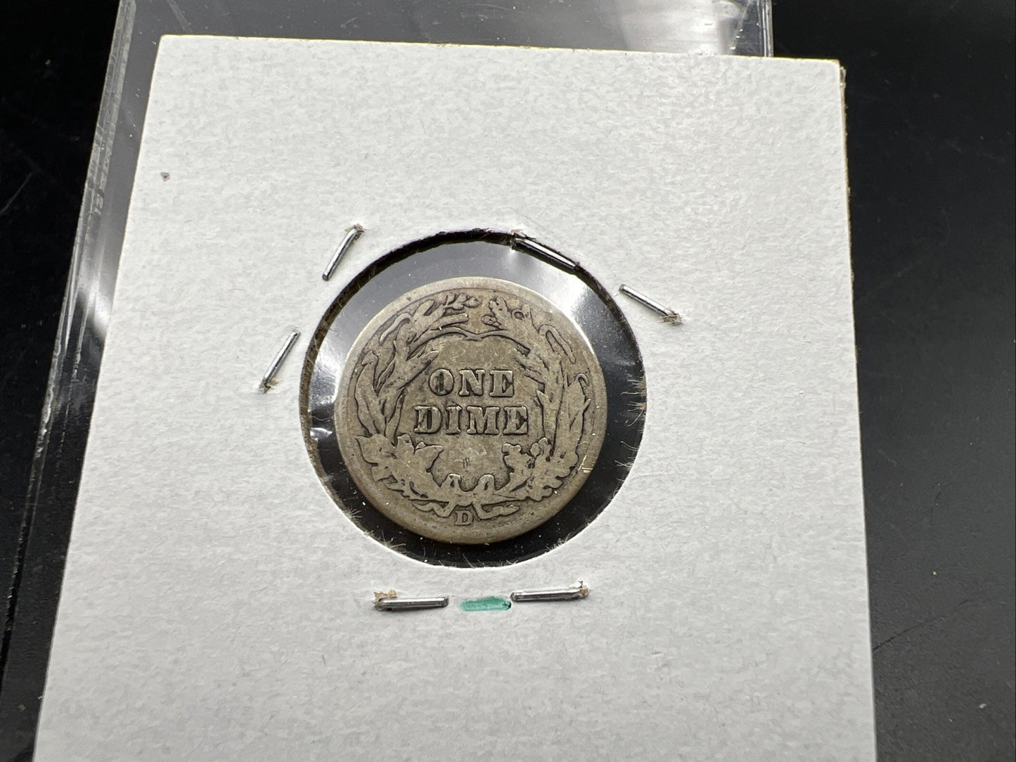 1910 D Barber 90% Silver Dime Coin Good / VG Circ SKU#A