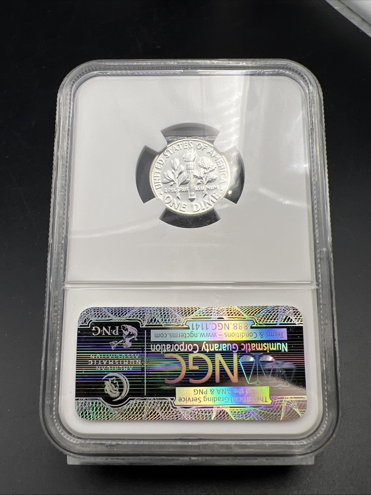 1955 P 10c Roosevelt Silver Dime Coin PF69 NGC Gem Proof Certified
