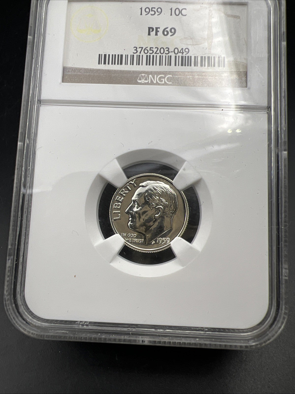 1959 P 10c Roosevelt Silver Dime Coin PF69 NGC Gem Proof Certified