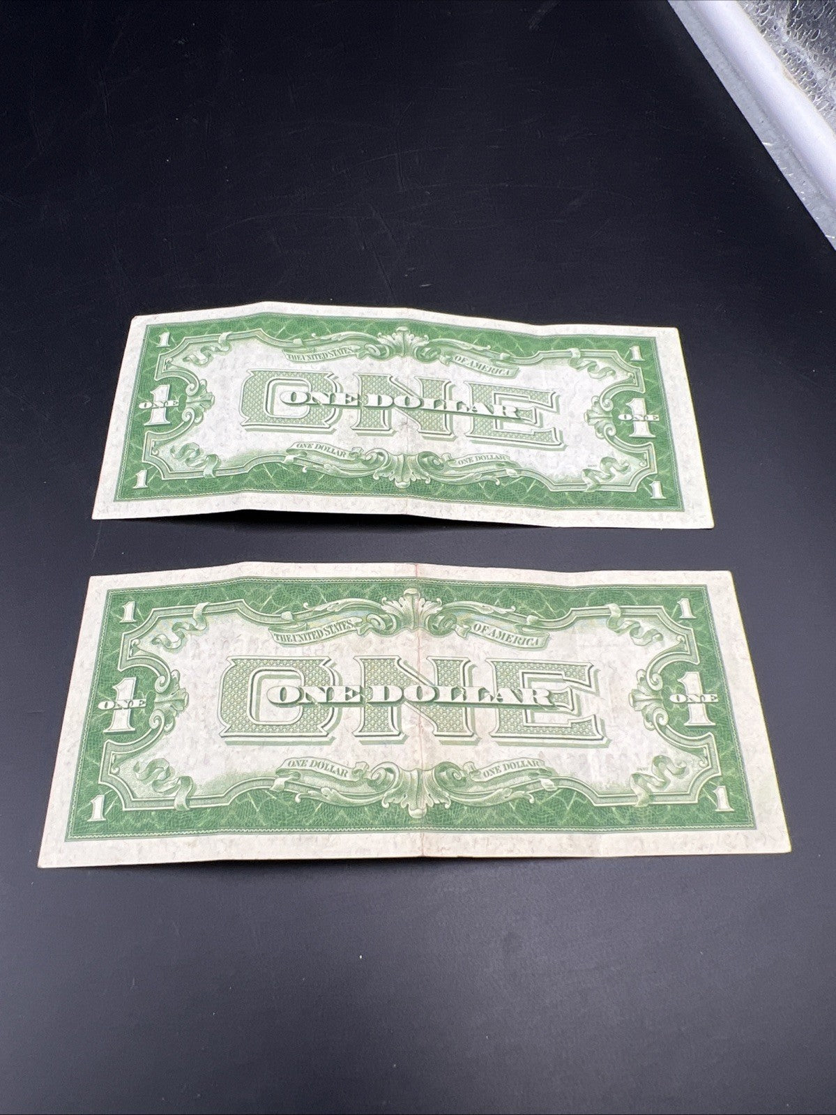 2 Consecutive 1934 $1 One Dollar Silver Certificates Funny Back Notes CH VF #94
