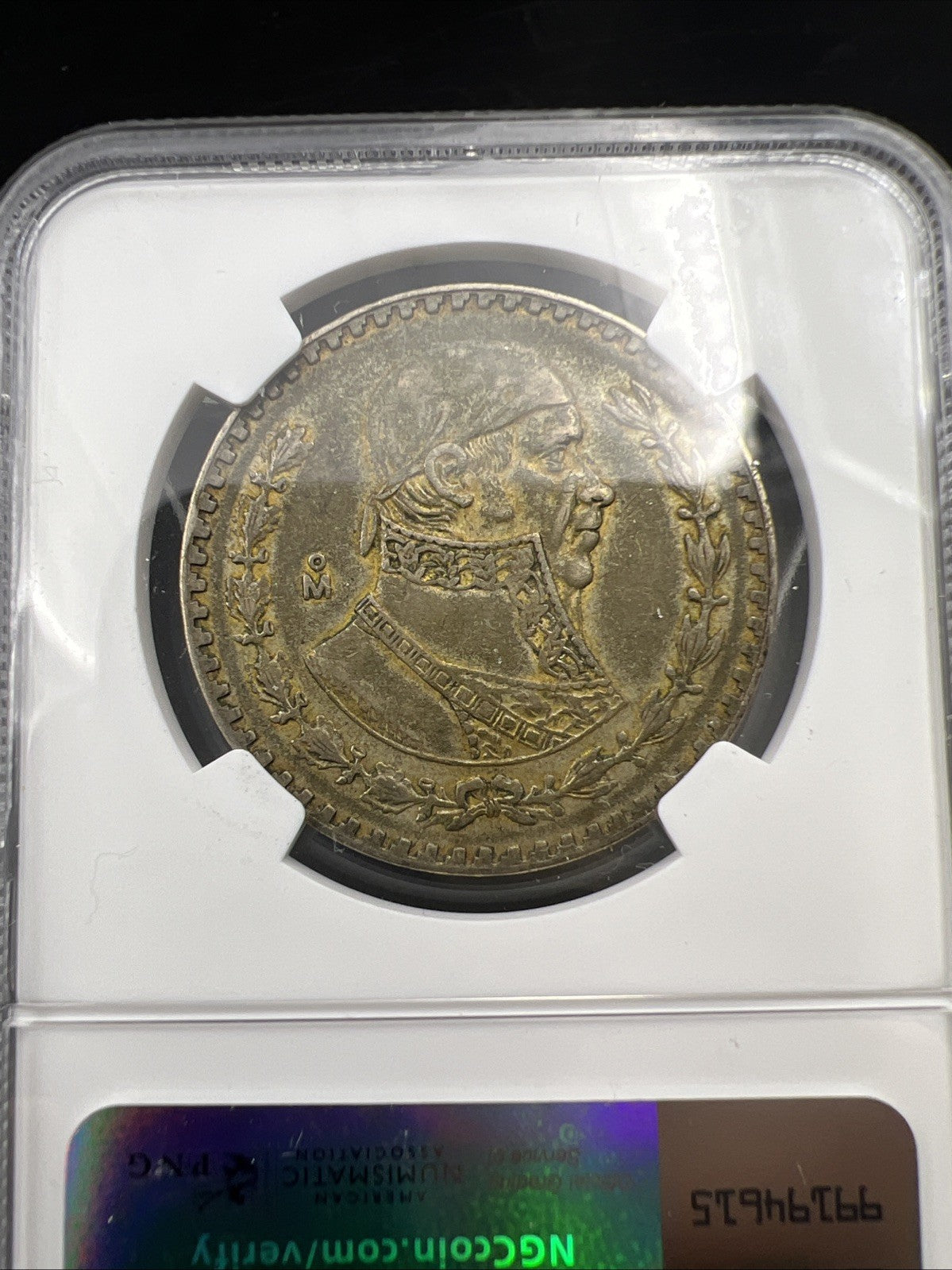 1957 Mexico 10% Silver Peso Coin Jose Morelos NGC Genuine Certified
