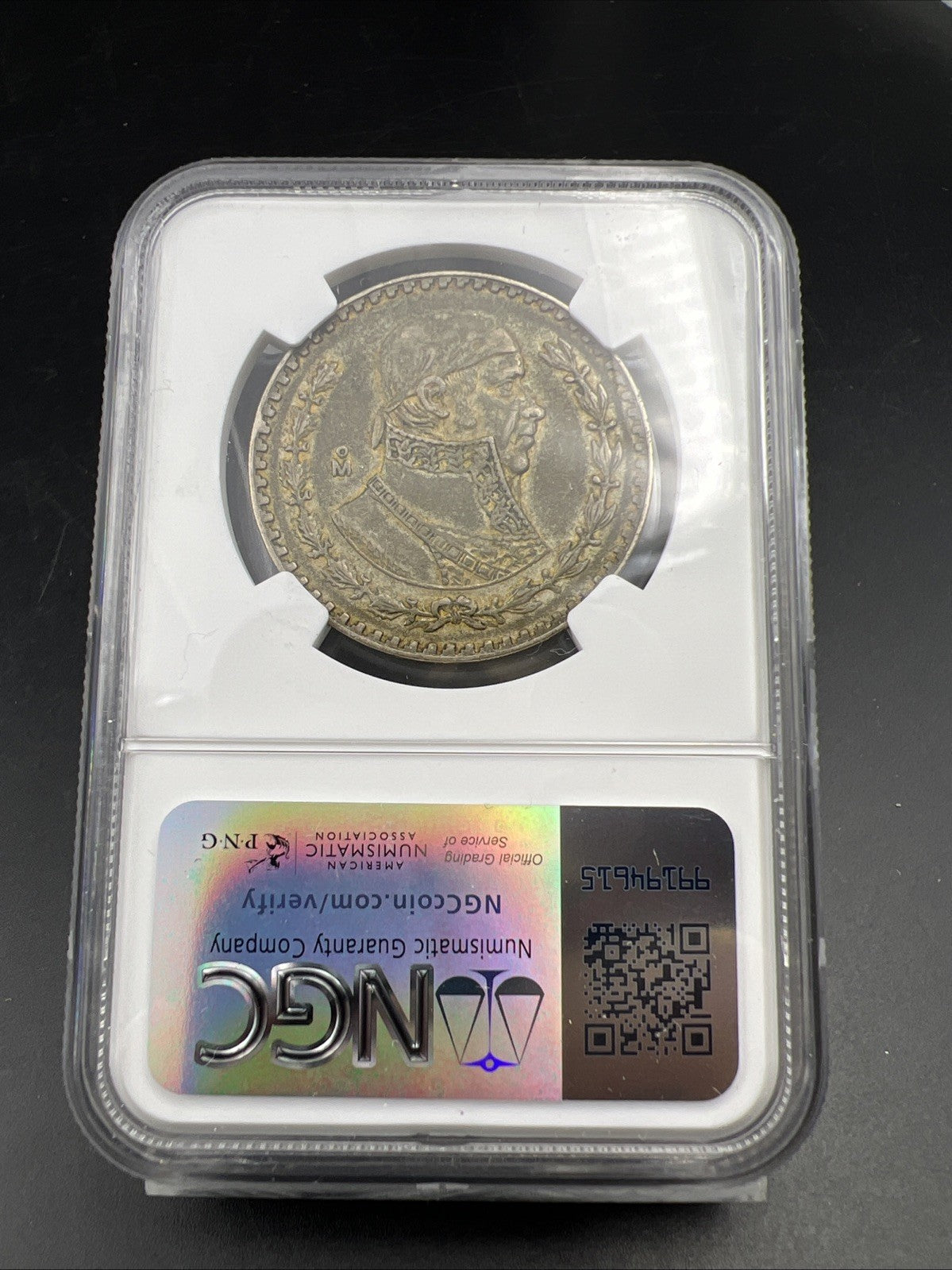 1957 Mexico 10% Silver Peso Coin Jose Morelos NGC Genuine Certified