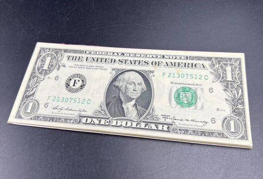 9 Consecutive 1969 B FRN Federal Reserve Note Currency Bills UNC Details Binded