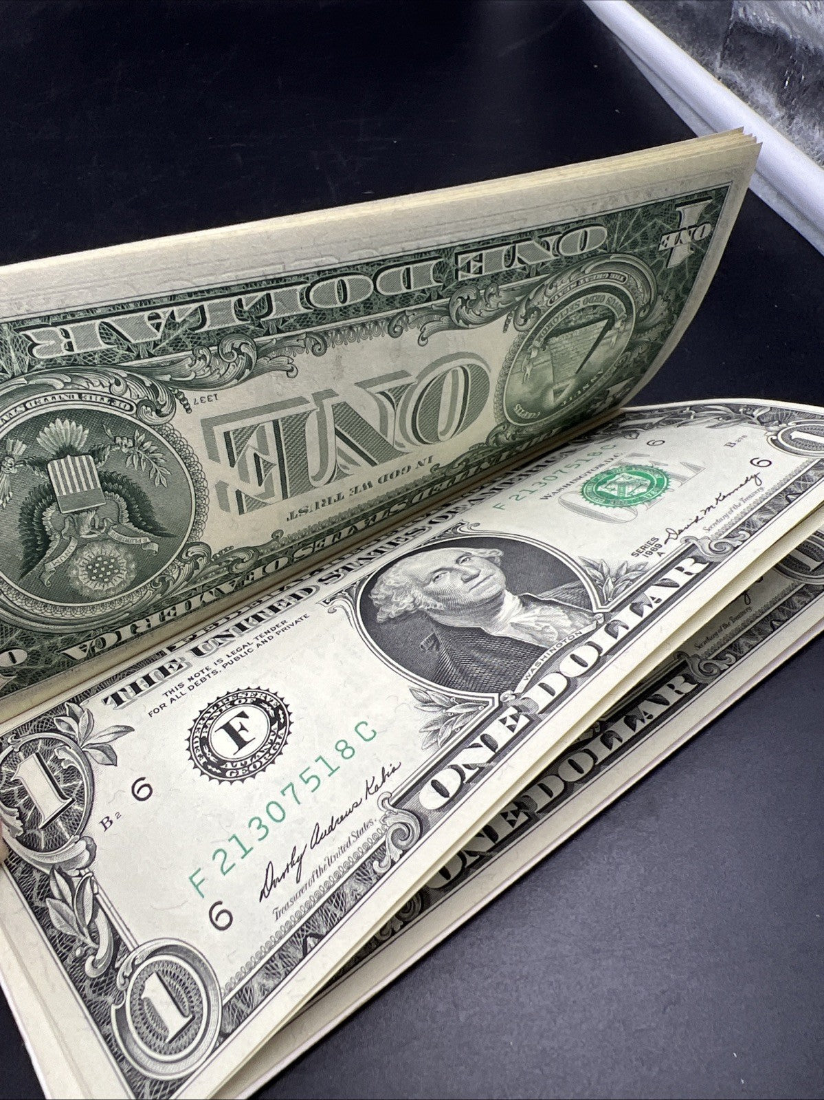9 Consecutive 1969 B FRN Federal Reserve Note Currency Bills UNC Details Binded