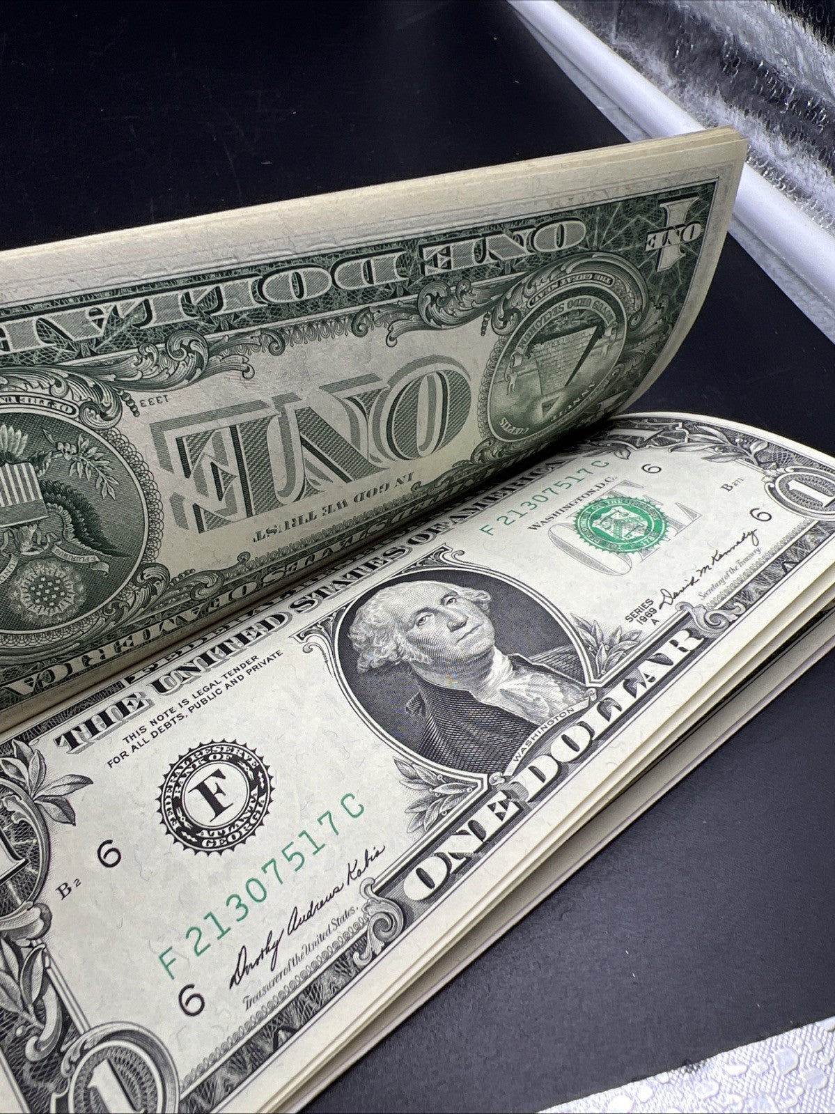 9 Consecutive 1969 B FRN Federal Reserve Note Currency Bills UNC Details Binded