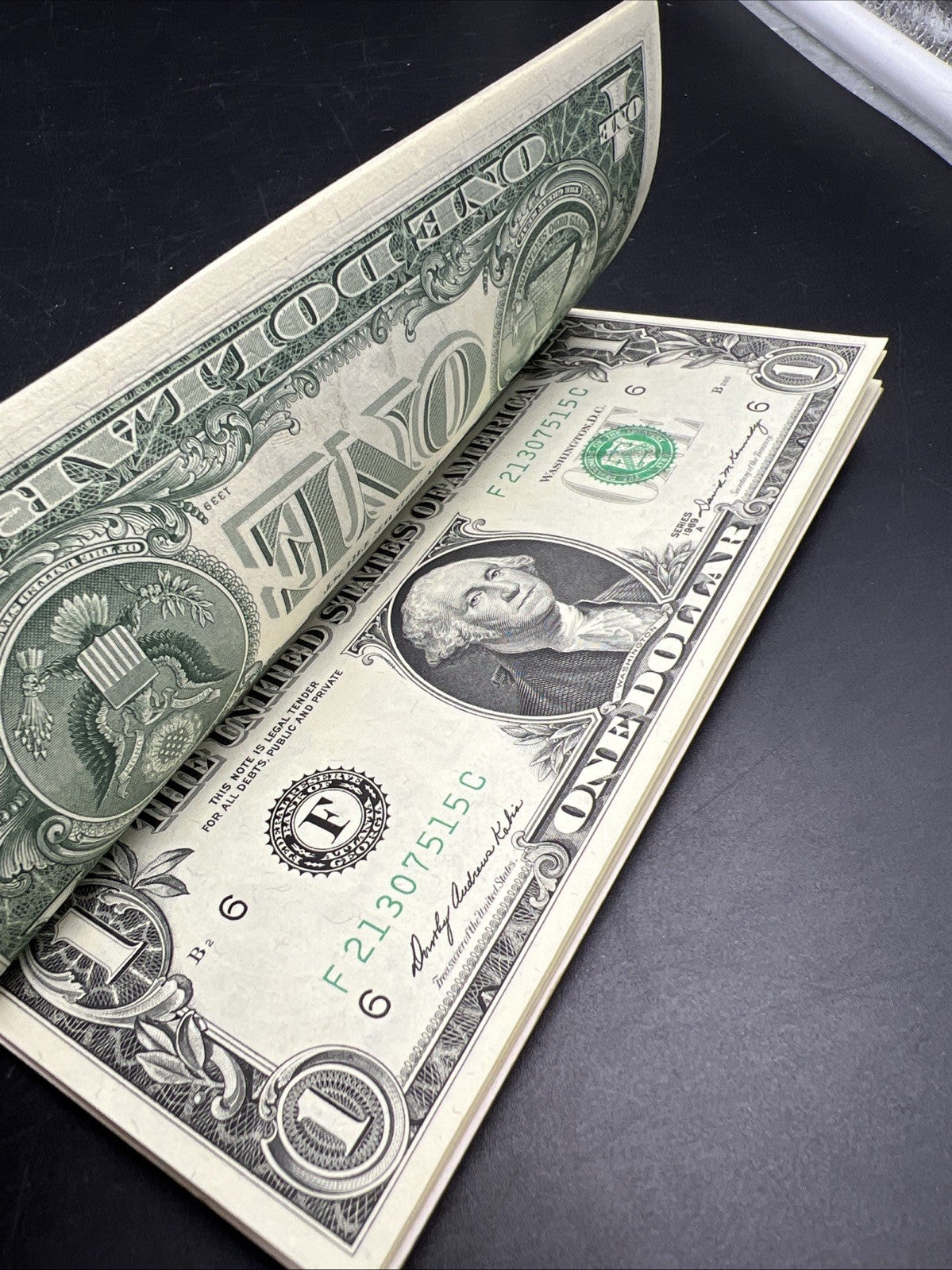 9 Consecutive 1969 B FRN Federal Reserve Note Currency Bills UNC Details Binded