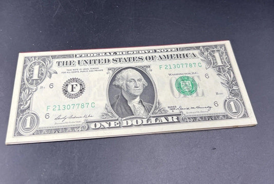 4 Consecutive 1969 B FRN Federal Reserve Note Currency Bill UNC Details Binded