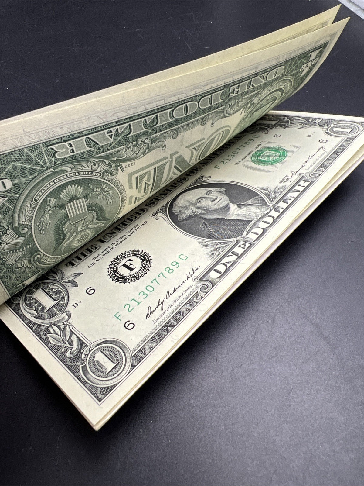 4 Consecutive 1969 B FRN Federal Reserve Note Currency Bill UNC Details Binded